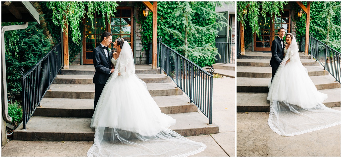 bride and groom portrait | Hidden Meadows Wedding Snohomish Washington