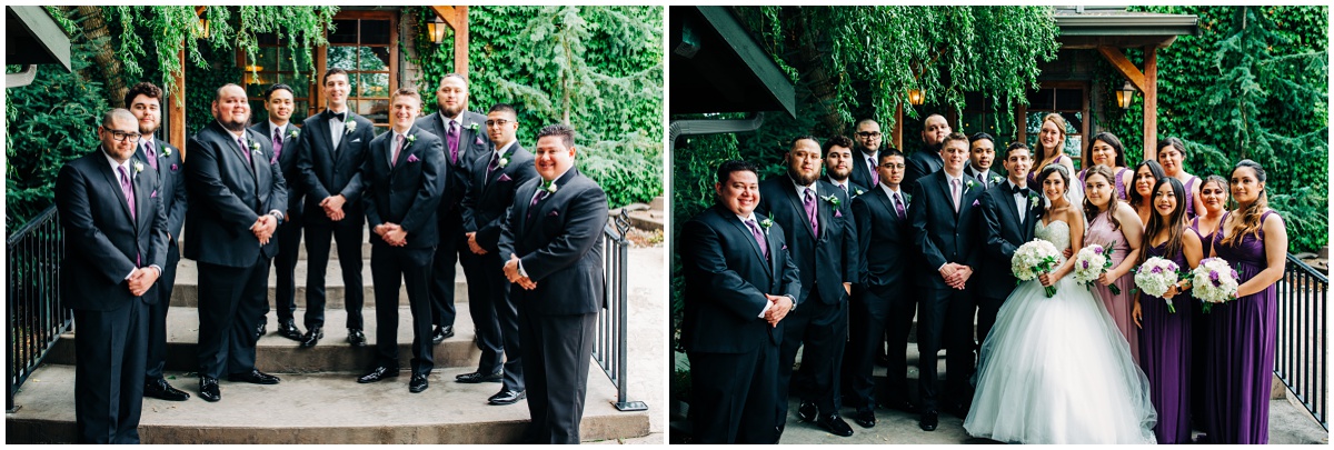 wedding party portraits of everyone | Hidden Meadows Wedding Snohomish Washington