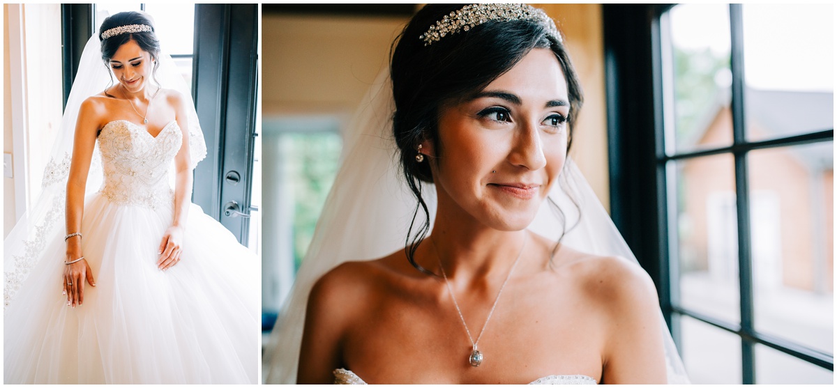 bride getting ready | Hidden Meadows Wedding Snohomish Washington