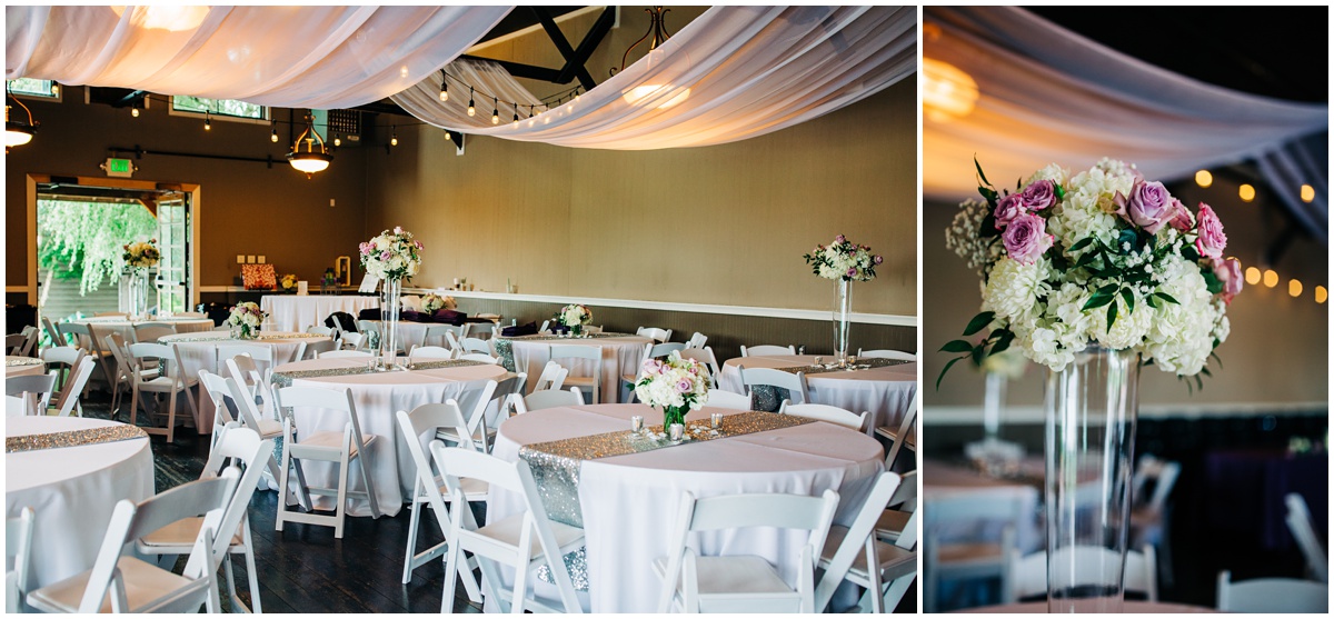 details of beautiful venue | Hidden Meadows Wedding Snohomish Washington