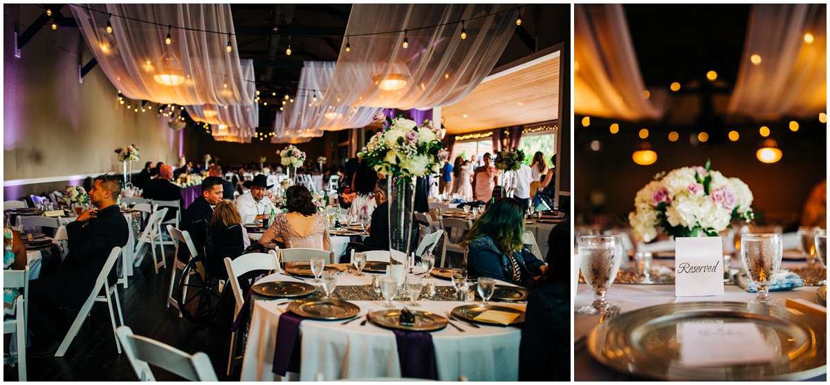 beautiful venue decorations | Hidden Meadows Wedding Snohomish Washington