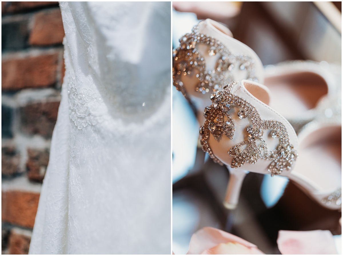 dress and shoe details