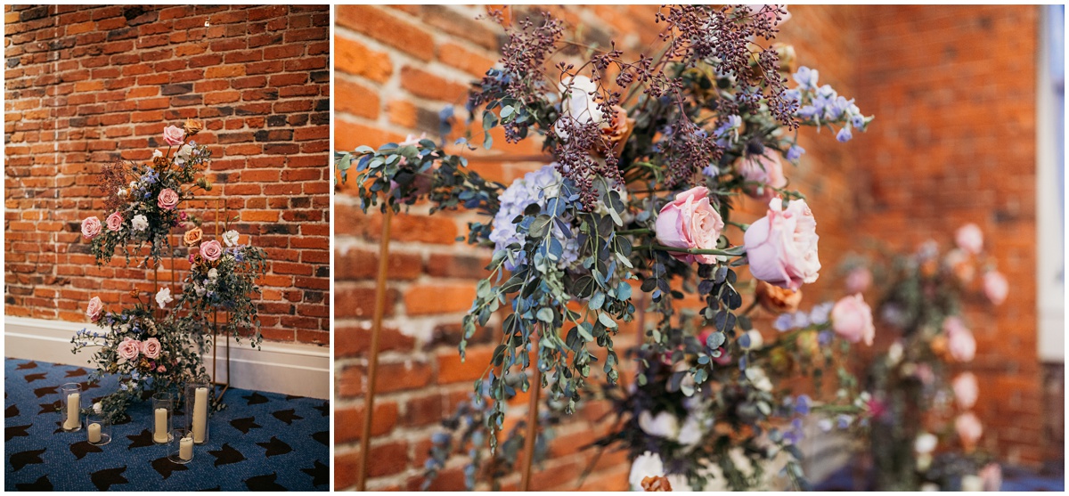 details of wedding flowers