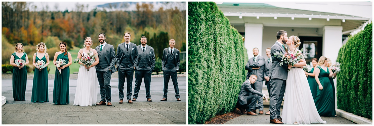 fun wedding party poses