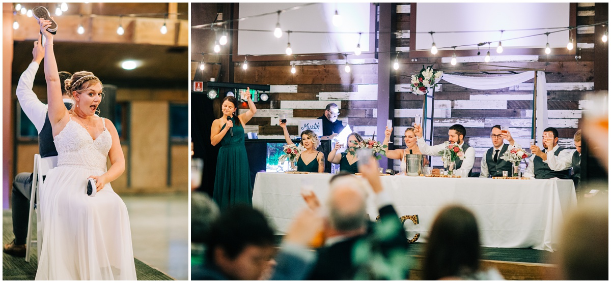 reception games and toasts