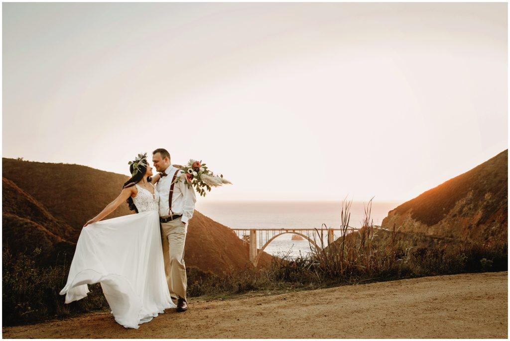 bixby bride with bride and groom