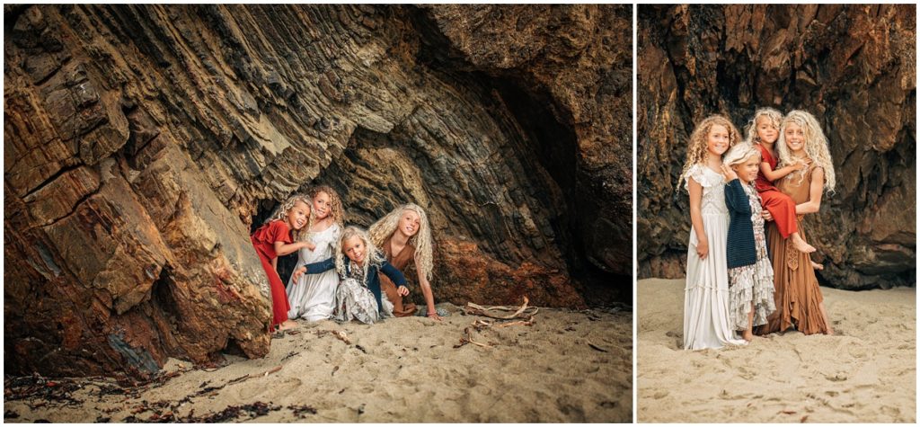 beautiful dark rocks with curly hair girls