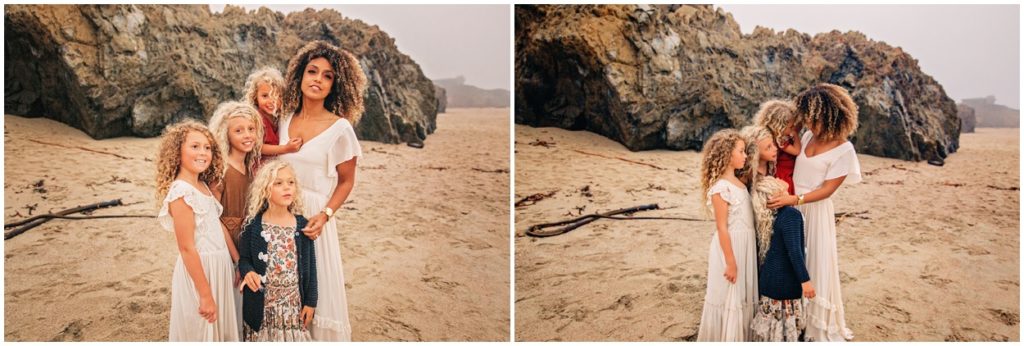 picture of strong girls with confident mother