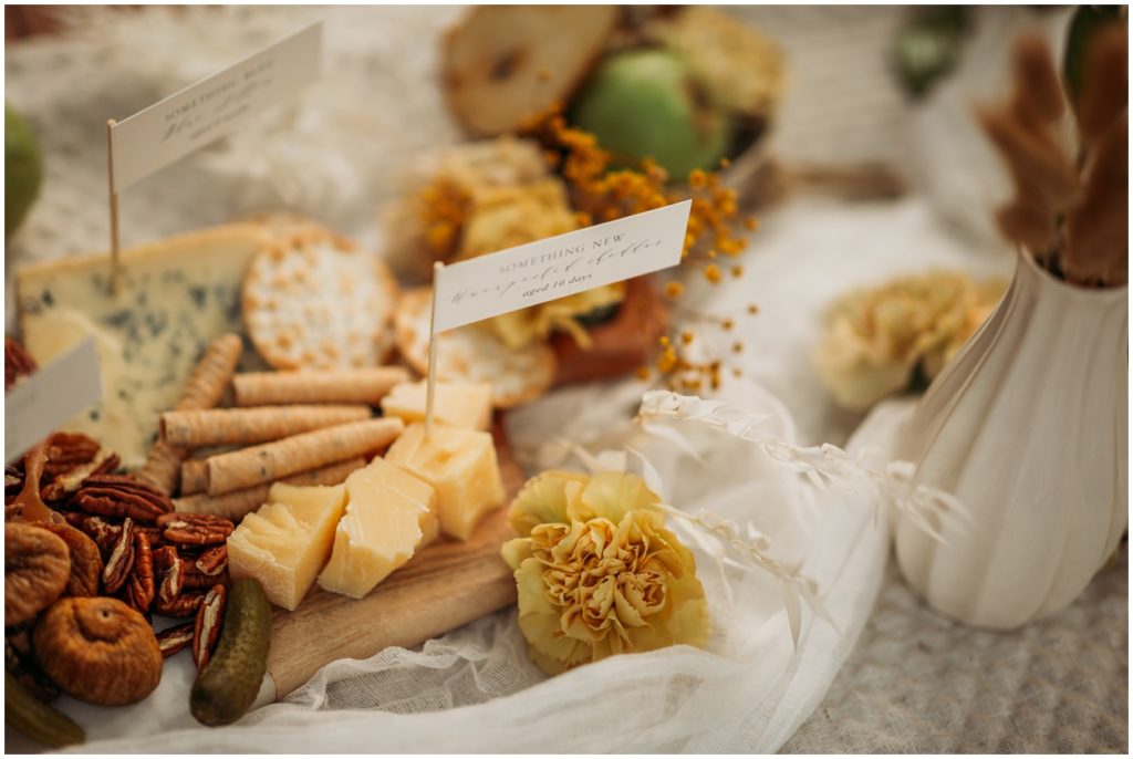 chartreuse board for elopement table